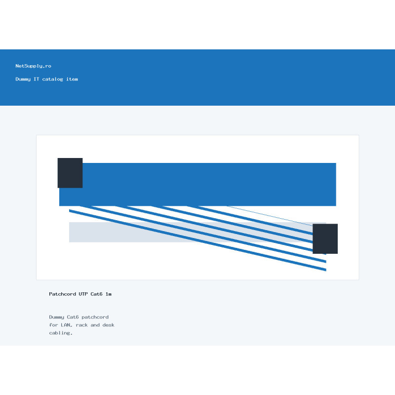 Patchcord UTP Cat6 1.5m