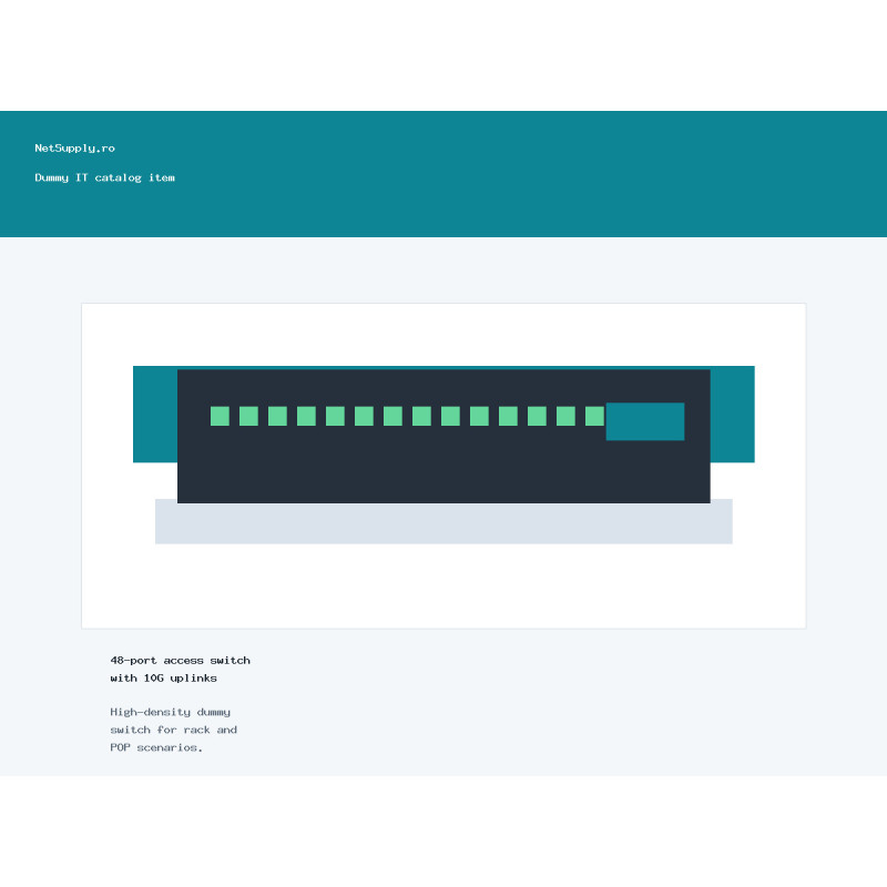 48-port access switch with 10G uplinks
